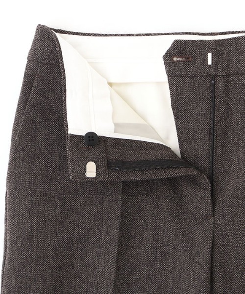 ETRE TOKYO（エトレトウキョウ）の「SANTEセンタークリーステーパードパンツ（スラックス・レディース・ブラック/グレー・M/S）」の16枚目の写真