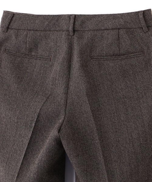 ETRE TOKYO（エトレトウキョウ）の「SANTEセンタークリーステーパードパンツ（スラックス・レディース・ブラック/グレー・M/S）」の18枚目の写真