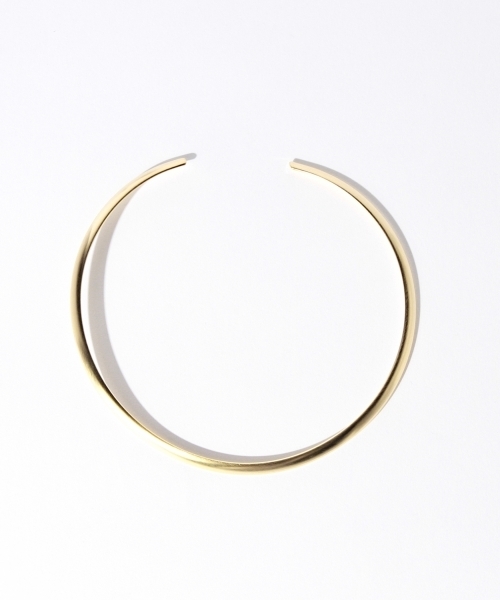 Ray BEAMS（レイビームス）の「【一部予約】 GRACEFULLY / 甲丸 チョーカー（ネックレス・レディース・シルバー/ゴールド・ONE SIZE）」の7枚目の写真