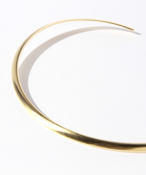 Ray BEAMS（レイビームス）の「【一部予約】 GRACEFULLY / 甲丸 チョーカー（ネックレス・レディース・シルバー/ゴールド・ONE SIZE）」の6枚目の写真