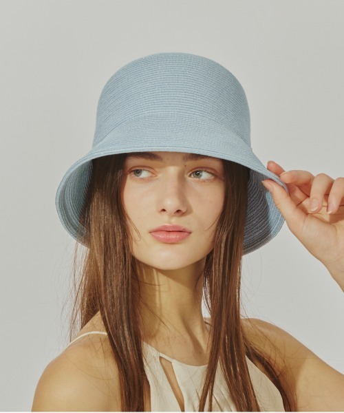 Chapeau d' O（シャポードオー）の「Chapeau d' O  Lame Silk Braid Bucket / シャポードオー（ハット・レディース・ブラック/ライトブルー/ピンク/ベージュ/ブラウン・M/57.5cm）」の19枚目の写真