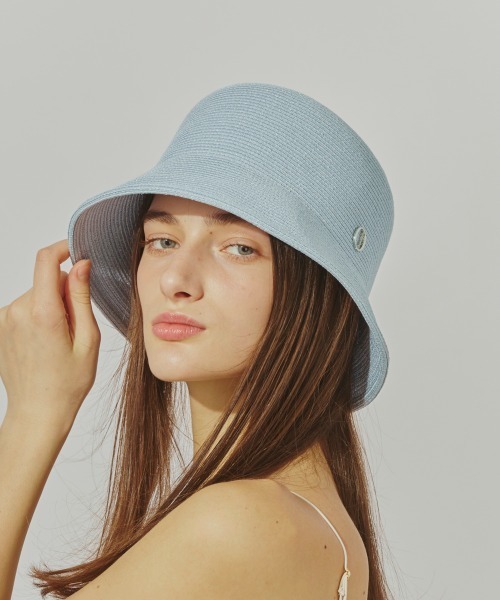 Chapeau d' O（シャポードオー）の「Chapeau d' O  Lame Silk Braid Bucket / シャポードオー（ハット・レディース・ブラック/ライトブルー/ピンク/ベージュ/ブラウン・M/57.5cm）」の20枚目の写真