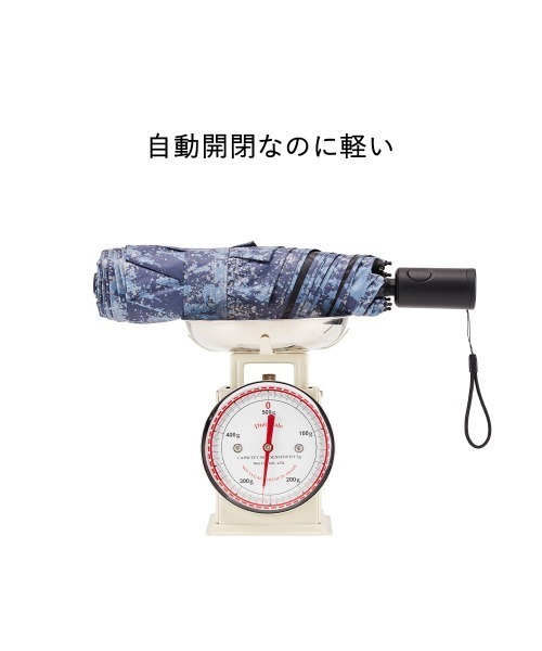 Waterfront（ウォーターフロント）の「【自動開閉】カルオート 反射 UVブロック 折 55cm スポンジドローイング（折りたたみ傘・メンズ・ネイビー/ブラウン/ライトグレー・FREE）」の9枚目の写真