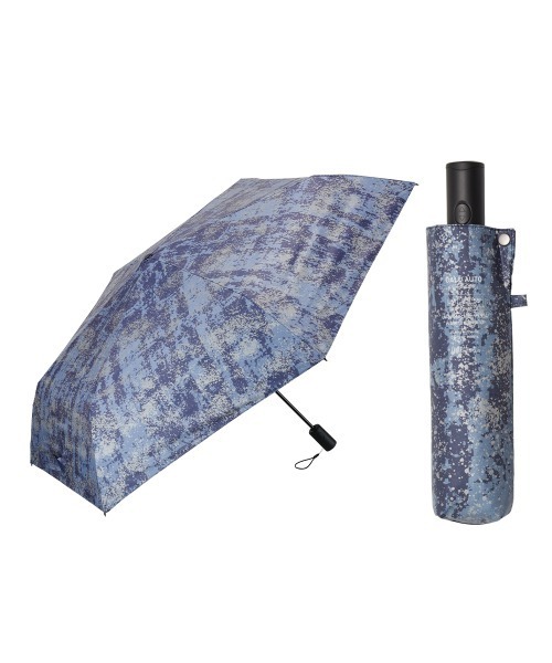 Waterfront（ウォーターフロント）の「【自動開閉】カルオート 反射 UVブロック 折 55cm スポンジドローイング（折りたたみ傘・メンズ・ネイビー/ブラウン/ライトグレー・FREE）」の15枚目の写真