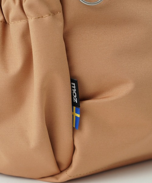 moz（モズ）の「moz(モズ) 軽量 撥水 A4サイズ収納 キャリーオン リュック ZZRK-02（バックパック/リュック・レディース・ブラック/トリコロール/アイボリー/グレイッシュブルー/キャメル・ONE SIZE）」の10枚目の写真