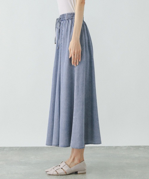 GLOBAL WORK(グローバルワーク)の「エアリーリラックスDENIMスカート/282484(スカート・レディース・ベージュ/ブルー系その他4/グレー系その他2/ネイビー・SHORT/REGULAR)」の13枚目の写真