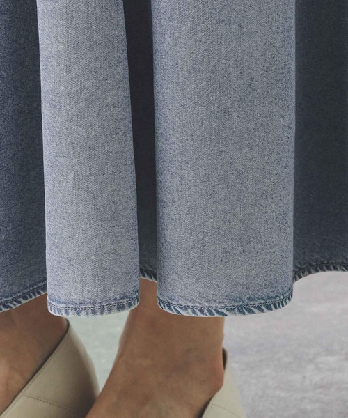 GLOBAL WORK(グローバルワーク)の「エアリーリラックスDENIMスカート/282484(スカート・レディース・ベージュ/ブルー系その他4/グレー系その他2/ネイビー・SHORT/REGULAR)」の8枚目の写真