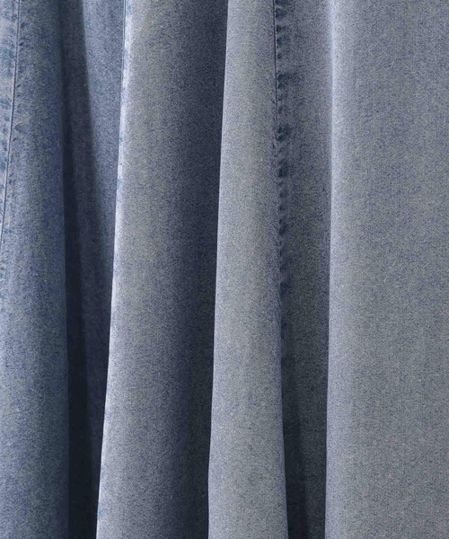 GLOBAL WORK(グローバルワーク)の「エアリーリラックスDENIMスカート/282484(スカート・レディース・ベージュ/ブルー系その他4/グレー系その他2/ネイビー・SHORT/REGULAR)」の5枚目の写真