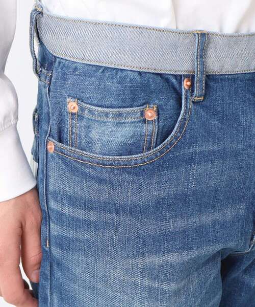 Dessin（デッサン）の「【洗える】スリムストレッチデニムパンツ（デニムパンツ・メンズ・ライトブルー/ブルー・03/02）」の16枚目の写真