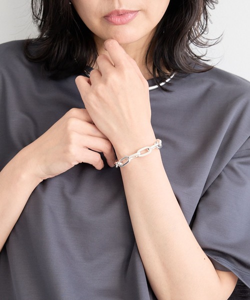 BARNYARDSTORM(バンヤードストーム)の「BARNYARDSTORM / スクエアチェーンブレスレット(ブレスレット・レディース・その他1/その他2・FREE)」の6枚目の写真