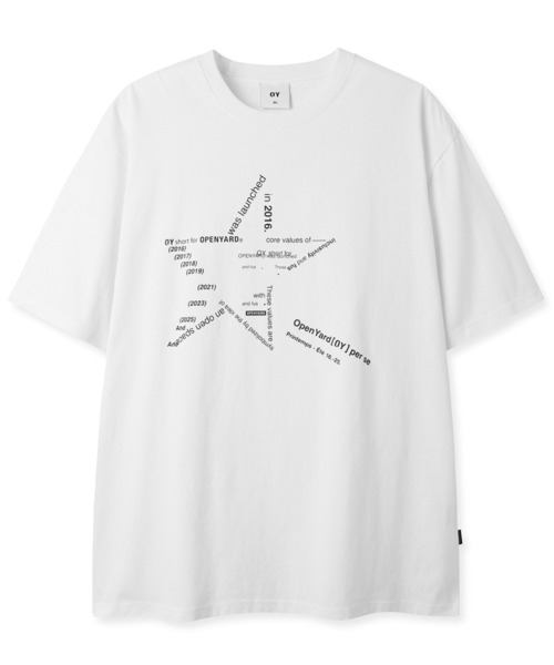 OY/オーワイ』 TYPO STAR TEE/タイポスター半袖Tシャツ（Tシャツ
