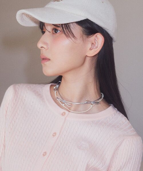 夏にぴったり♡カオル KAORU 珊瑚＆シルバー チョーカー KAORU｜カオルのネックレス（ネックレス）通販｜ELLE SHOP (エル