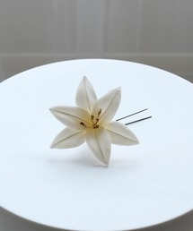utatane | 髪飾り 百合Uピン 日本製(和装小物)