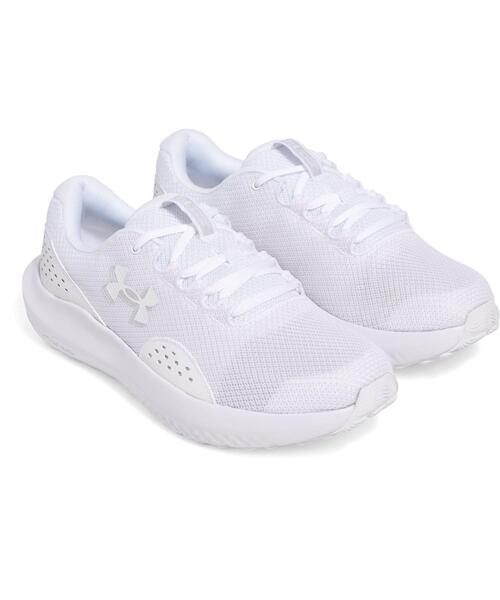 UNDER ARMOUR（アンダーアーマー）の「UAチャージド サージ4 エクストラワイド（ランニング/メンズ）（スニーカー・メンズ・グレー系その他・26.5cm/27.5cm/30.0cm/26.0cm/28.5cm/29.0cm/25.0cm/27.0cm/28.0cm/25.5cm）」の3枚目の写真