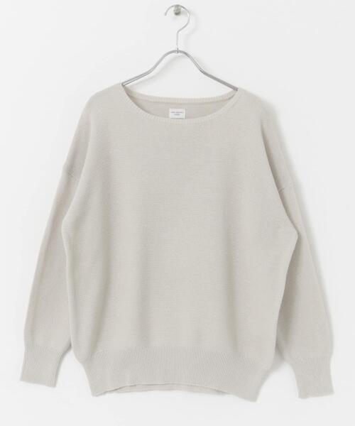 セール】コットンボートネックガーターKNIT（ニット/セーター）｜URBAN