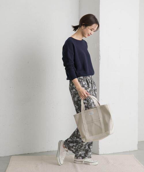 URBAN RESEARCH DOORS（アーバンリサーチドアーズ）の「コットンボートネックガーターKNIT（ニット/セーター・レディース・ライトグレー/ネイビー/モカ・MEDIUM）」の12枚目の写真