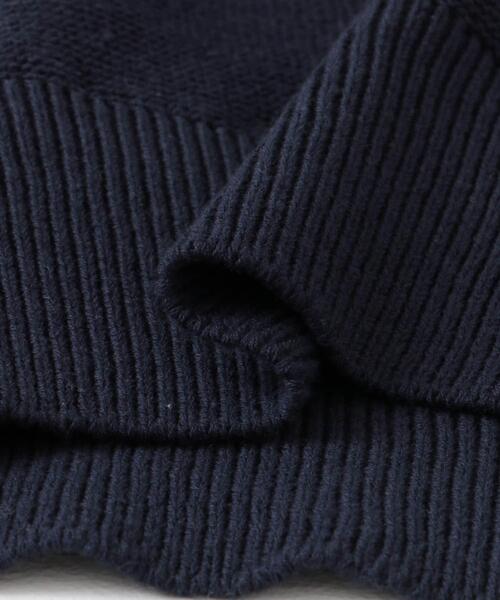 URBAN RESEARCH DOORS（アーバンリサーチドアーズ）の「コットンボートネックガーターKNIT（ニット/セーター・レディース・ライトグレー/ネイビー/モカ・MEDIUM）」の9枚目の写真