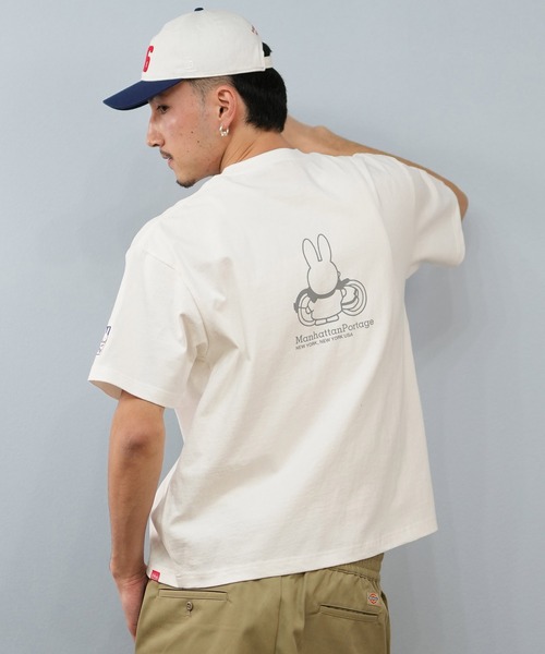 マンハッタンポーテージ フォトプリント オープンカラーシャツ M NY レーヨン ユニセックス】Manhattan Portage/マンハッタンポーテージ T