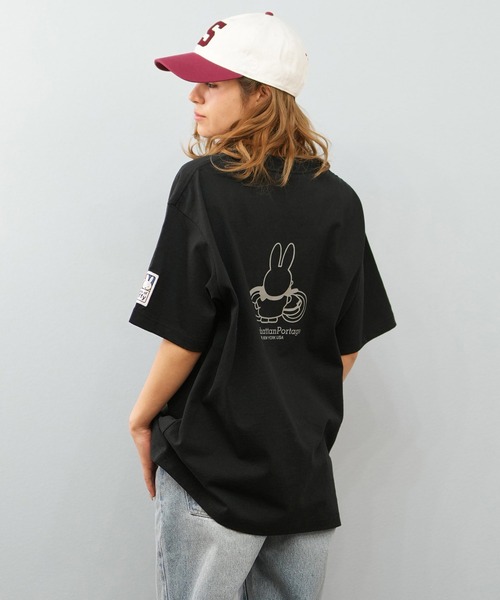 Manhattan Portage(マンハッタンポーテージ)の「【ユニセックス】Manhattan Portage/マンハッタンポーテージ Tシャツ MP-M616(Tシャツ/カットソー・レディース・ホワイト/ブラック・M/L/XL)」の2枚目の写真