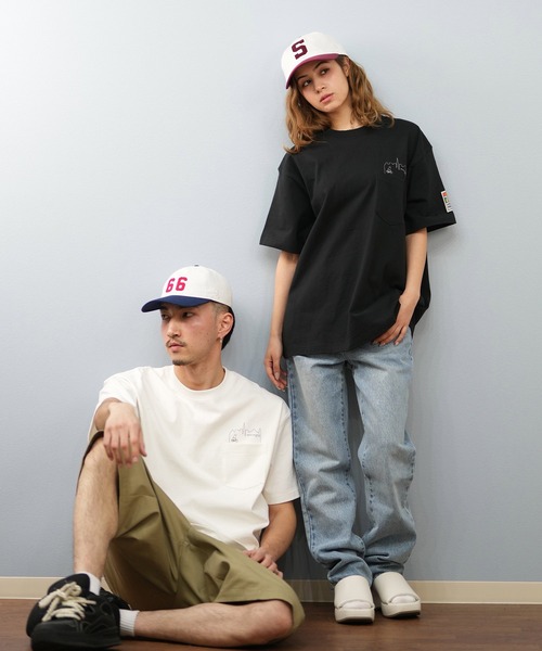 Manhattan Portage(マンハッタンポーテージ)の「【ユニセックス】Manhattan Portage/マンハッタンポーテージ Tシャツ MP-M616(Tシャツ/カットソー・レディース・ホワイト/ブラック・M/L/XL)」の3枚目の写真