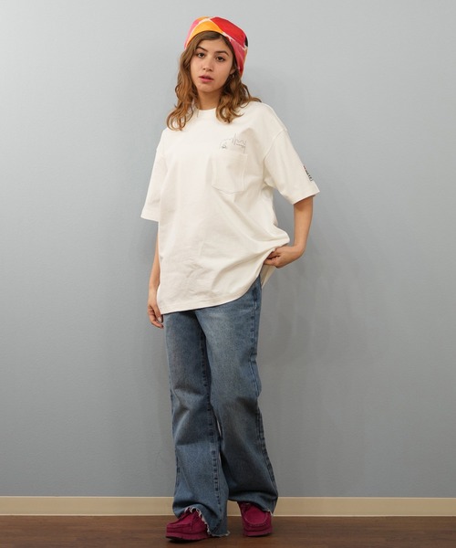 Manhattan Portage(マンハッタンポーテージ)の「【ユニセックス】Manhattan Portage/マンハッタンポーテージ Tシャツ MP-M616(Tシャツ/カットソー・レディース・ホワイト/ブラック・M/L/XL)」の10枚目の写真