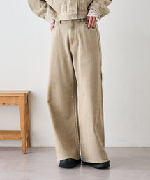 w closet | 【２サイズ展開】フリンジバギーデニムパンツ(デニムパンツ)