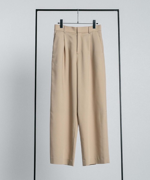 RAW FUDGE（ローファッジ）の「バックスリットストレートパンツ（スラックス・レディース・ブラック/ネイビー/ベージュ・M）」の12枚目の写真