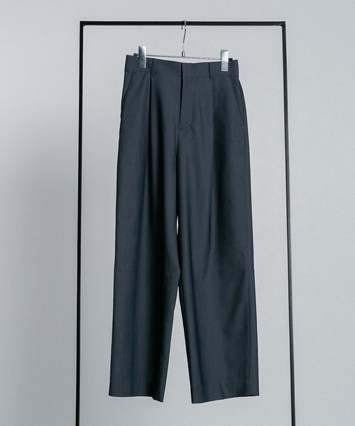 RAW FUDGE（ローファッジ）の「バックスリットストレートパンツ（スラックス・レディース・ブラック/ネイビー/ベージュ・M）」の4枚目の写真