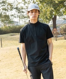 FILA GOLF（フィラゴルフ ）の「【FILA GOLF/フィラゴルフ】半袖ハーフジップシャツ　ゴルフ　吸汗速乾　UVカット　おしゃれなギフトに最適！（シャツ/ブラウス）」