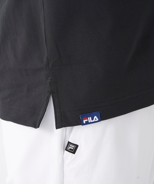 FILA GOLF(フィラゴルフ )の「【FILA GOLF/フィラゴルフ】半袖ハーフジップシャツ ゴルフ 吸汗速乾 UVカット おしゃれなギフトに最適!(シャツ/ブラウス・メンズ・ブラック/ホワイト/ネイビー・XX-LARGE/LARGE/X-LARGE/MEDIUM)」の17枚目の写真
