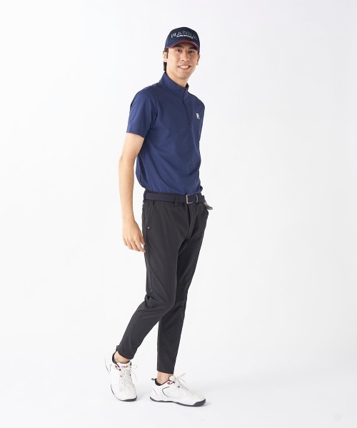 FILA GOLF(フィラゴルフ )の「【FILA GOLF/フィラゴルフ】半袖ハーフジップシャツ ゴルフ 吸汗速乾 UVカット おしゃれなギフトに最適!(シャツ/ブラウス・メンズ・ブラック/ホワイト/ネイビー・XX-LARGE/LARGE/X-LARGE/MEDIUM)」の15枚目の写真