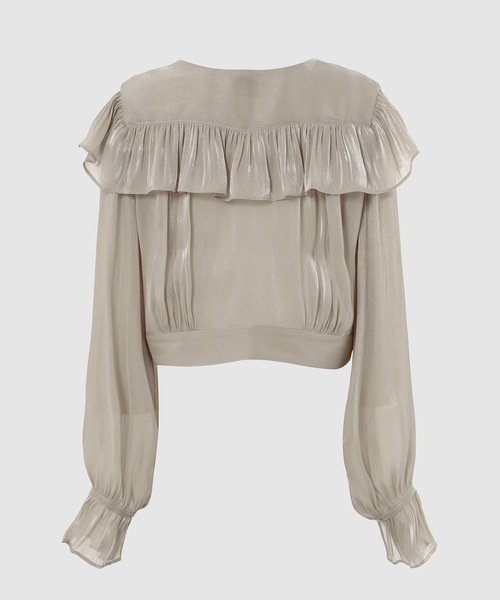 TANAKA（タナカ）の「WESTERN BLOUSE（シャツ/ブラウス・レディース・サンドベージュ・S）」の2枚目の写真