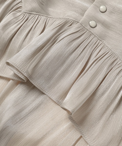 TANAKA（タナカ）の「WESTERN BLOUSE（シャツ/ブラウス・レディース・サンドベージュ・S）」の4枚目の写真