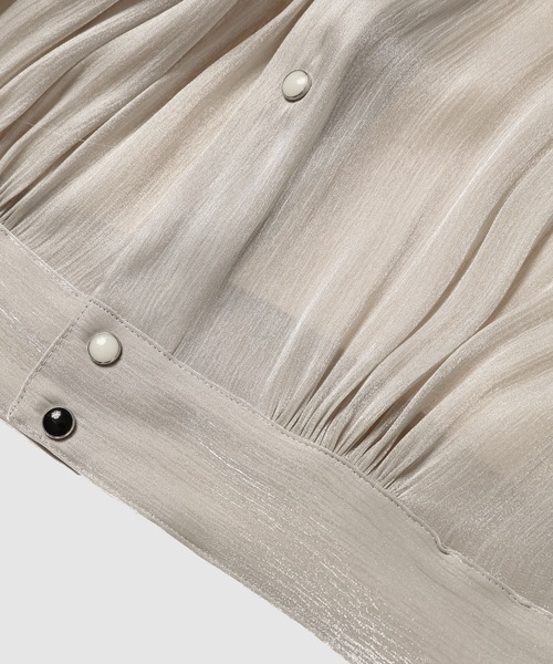 TANAKA（タナカ）の「WESTERN BLOUSE（シャツ/ブラウス・レディース・サンドベージュ・S）」の5枚目の写真