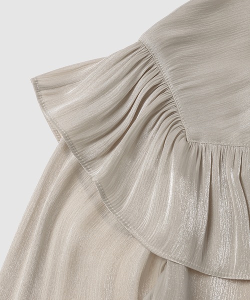 TANAKA（タナカ）の「WESTERN BLOUSE（シャツ/ブラウス・レディース・サンドベージュ・S）」の7枚目の写真