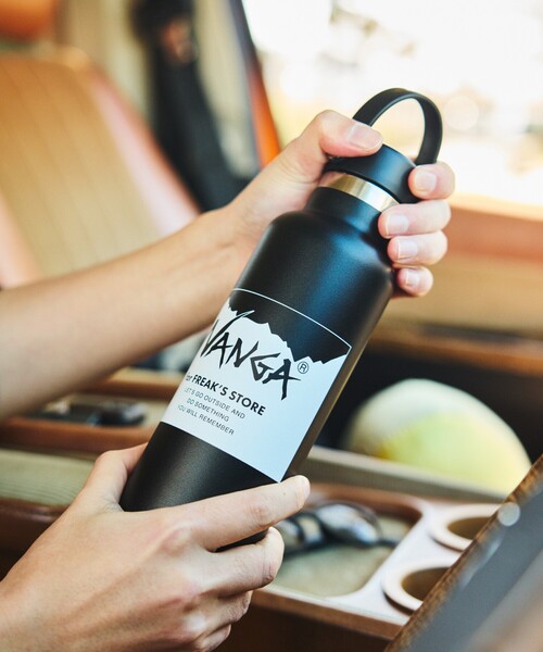 NANGA（ナンガ）の「NANGA × Hydro Flask × FREAK'S STORE/ナンガ × ハイドロフラスク × フリークスストア 別注 18oz STANDARD MOUTH ハイドロフラスク スタンダードマウス（水筒・メンズ・ホワイト/ブラック/ベージュ/グレー/オレンジ/ライトグレー・ONE SIZE）」の15枚目の写真