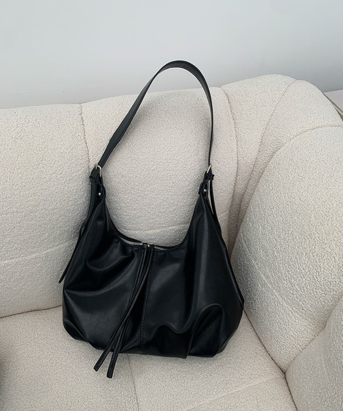 LA VORAGINE（ラ ヴォラジネ）の「やわらかいショルダーバッグ（ショルダーバッグ・レディース・モカ/ブラック・FREE）」の14枚目の写真