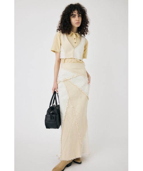 MOUSSY(マウジー)の「SHEER LOOSE ポロTシャツ(ポロシャツ・レディース・ダークネイビー/キナリ/ライトブルー・FREE)」の14枚目の写真
