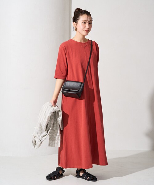 セール】限定展開 半袖 Aライン シルエット ワンピース