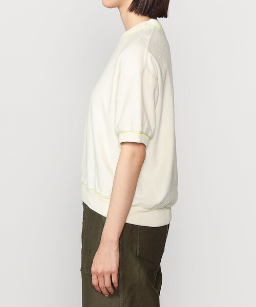 UNFIL(アンフィル)の「unfil | パイルジャージー 半袖スウェットプルオーバー WOMEN(スウェット・レディース・オフホワイト/Nat・0)」の11枚目の写真