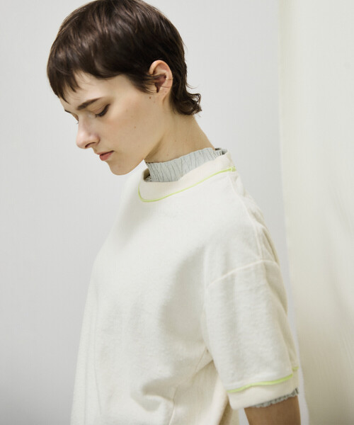 UNFIL(アンフィル)の「unfil | パイルジャージー 半袖スウェットプルオーバー WOMEN(スウェット・レディース・オフホワイト/Nat・0)」の8枚目の写真