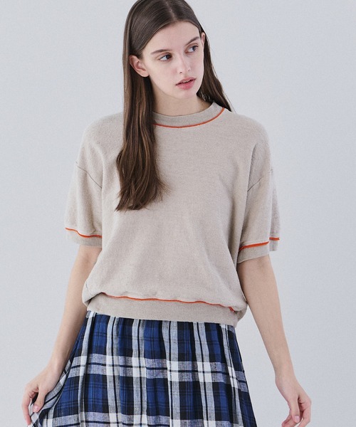UNFIL(アンフィル)の「unfil | パイルジャージー 半袖スウェットプルオーバー WOMEN(スウェット・レディース・オフホワイト/Nat・0)」の2枚目の写真