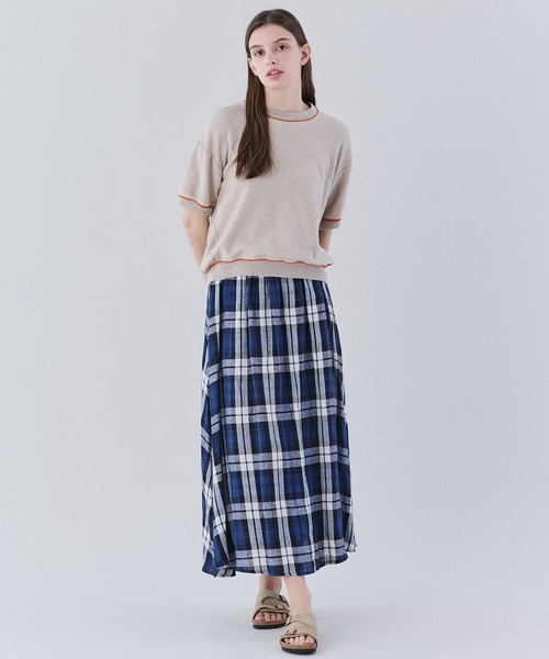 UNFIL(アンフィル)の「unfil | パイルジャージー 半袖スウェットプルオーバー WOMEN(スウェット・レディース・オフホワイト/Nat・0)」の3枚目の写真
