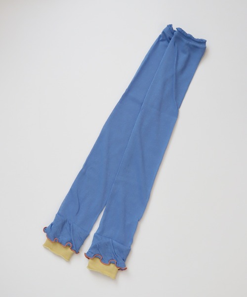 KIVISDOU（キビスドウ）の「チューリップフリル ＵＶカット アームカバー（アームカバー・レディース・マスタード/ライトグレー/グリーン/レッド・F）」の17枚目の写真