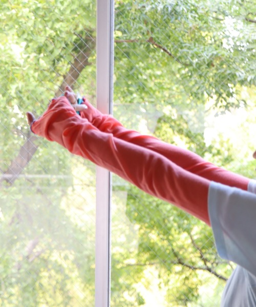 KIVISDOU（キビスドウ）の「チューリップフリル ＵＶカット アームカバー（アームカバー・レディース・マスタード/ライトグレー/グリーン/レッド・F）」の22枚目の写真