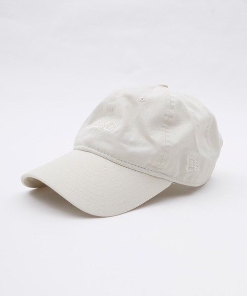 NEW ERA(ニューエラ)の「【NEW ERA×MICA&DEAL】ロゴ刺繍コラボレーションCAP-9TWENTY(キャップ・レディース・アイボリー/グレイッシュベージュ/ベージュ/ネイビー・FREE)」の9枚目の写真
