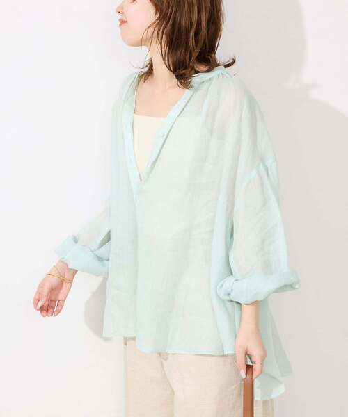 SLOBE IENA（スローブイエナ）の「ラミースキッパーシャツ（シャツ