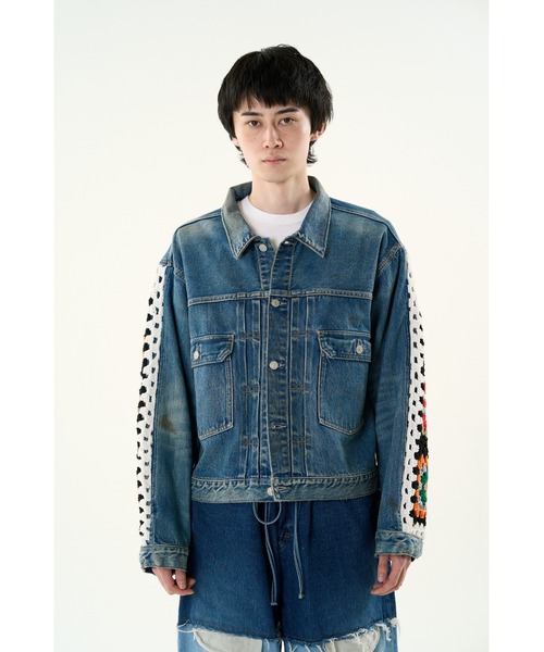 CROCHET DENIM BLOUSON（デニムジャケット）｜DISCOVERED