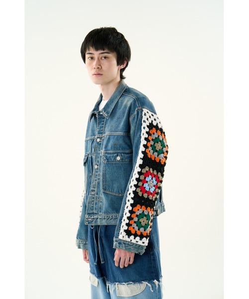 CROCHET DENIM BLOUSON（デニムジャケット）｜DISCOVERED