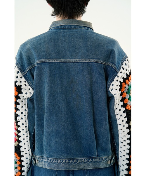ジャケット・アウター DISCOVERED CROCHET DENIM BLOUSON 2025SS ジャケット・アウター DISCOVERED CROCHET DENIM BLOUSON 2025SS